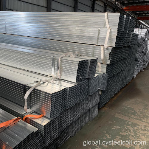 Q235 Galvanized Square Steel Pipe Q235 Galvanized Rectangular Steel Tubes Supplier